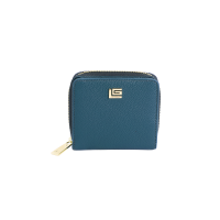ราคา GUY LAROCHE กระเป๋าสตางค์พับสั้นซิปรอบ รุ่น MILDLY - สีเขียวเข้ม One Size (MKP1945237)