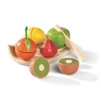 ราคา PLANTOYS ของเล่นไม้ ชุดหั่นผลไม้ 18 เดือน+ (MKP0352532)