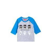 ราคา SANRIO เสื้อยืดเด็กเล็กผู้ชาย แขนยาว Bad Badtz Maru สีน้ำเงิน 80 JP (CDS20211080)