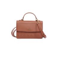 ราคา DAKS กระเป๋าถือผู้หญิงหนังแท้ สีน้ำตาล S (GRMKPPR000166700)