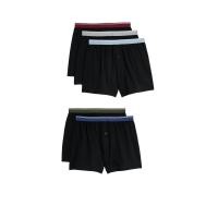 ราคา Marks & Spencer บ๊อกเซอร์ผู้ชาย แพ็ค 5 ชิ้น Pure Cotton Cool & Fresh Jersey สีดำ S (CDS21550843)