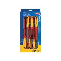 ราคา Knipex ชุดไขควงหุ้มฉนวนกันไฟฟ้า รุ่น 002012V01 สีเหลือง, สีแดง (MKP0581372)