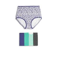 ราคา Marks & Spencer กางเกงในผู้หญิงทรงบรีฟ เอวสูง ผ้าคอตตอน ไลครา พิมพ์ลาย แพ็ค 5 ชิ้น หลากสี 8 UK (CDS17465557)