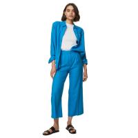 ราคา MARKS & SPENCER กางเกงครอปขากว้างผู้หญิง Linen Rich สีBright Blue 18 Short (GRCDS11524080183)