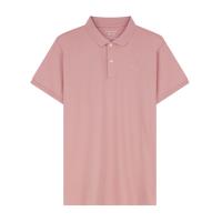 ราคา GIORDANO เสื้อโปโลแขนสั้นผู้ชาย Slim Interlock Polo (Liquid Touch) สีชมพู Rose Tan L (MKP1939985)