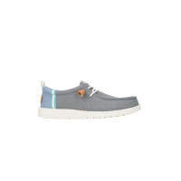ราคา HEYDUDE รองเท้าลำลองผู้ชาย WALLY CRAFT LINEN - MONUMENT GREY/FADED DENIM M7 US (MKP1935258)