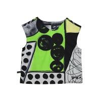 ราคา YODYOKO เสื้อกล้ามผู้หญิง - สีเทา : ลายแอปสแตรควงกลมสีดำ Free Size (MKP1947833)