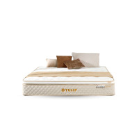 ราคา TULIP ที่นอนระบบพ็อกเก็ตสปริง รุ่น SYDNEY(ซิดนีย์) เสริม Topper Firm แบบกล่องสุญญากาศ หนา 10.5 นิ้ว ขนาด 5 ฟุต สีครีม (MKP1947574)