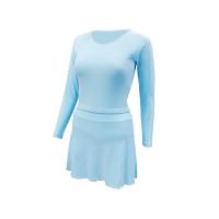ราคา GRAND SPORT ชุดว่ายน้ำหญิงเสื้อแขนยาว กระโปรง 2ท่อน (342742) สีฟ้า 3XL (MKP1946476)