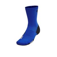 ราคา UNDER ARMOUR ถุงเท้ายูนิเซ็กส์ ข้อสูงปานกลาง Project Rock ArmourDry Playmaker สี Tech Blue / Black MD (GRCDS54625040021)