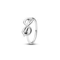 ราคา PANDORA แหวน Pandora Infinity Knot Ring สีเงิน 56 (GRMKPPR000166560)