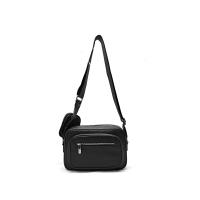 ราคา MARWELL กระเป๋าสะพายข้างบุรุษ หนังแท้ สีดำ (MW490179) One Size (MKP1950170)