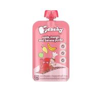 ราคา PEACHY อาหารเสริมสำหรับเด็ก พิวเร่แอปเปิ้ล มะม่วง และกล้วย 110 กรัม (CDS12252978)