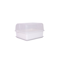 ราคา SUPER LOCK ซุปเปอร์ ล็อค ที่คว่ำจานทรงโค้งมนระบายน้ำได้ดี มีฝาปิด กันฝุ่นละออง กันแมลง รุ่น 5565 (MKP1947445)