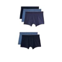 ราคา Marks & Spencer กางเกงชั้นในทรงทรังค์ผู้ชาย Cotton Stretch Cool & Fresh Marl แพ็ค 5 ชิ้น สี Blue Mix M (GRCDS20424030433)