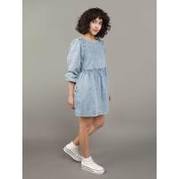 ราคา AMERICAN EAGLE เดรสผู้หญิง 7611 BABYDOLL MINI สี ฟ้า S (MKP1694492)