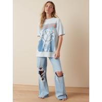 ราคา AMERICAN EAGLE เสื้อผู้หญิง 9284 BLINK LENNON TEE สี ฟ้า S (MKP1695074)