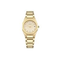 ราคา JULIUS นาฬิกาข้อมือผู้หญิง JA-1532 C สีทอง หน้าปัดทอง สายสแตนเลส บานพับ (MKP1950851)