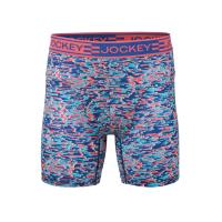 ราคา JOCKEY UNDERWEAR กางเกงในผู้ชาย SPORT MICROFIBER ACTIVE แบบ BOXER TRUNK สีแดง XL (MKP1949273)