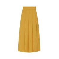 ราคา ASAVA (AW24) กระโปรงผู้หญิง ทรงเอ อัดพลีท คาดเข็มขัด สีเหลือง XL (GRMKPPR000163359)