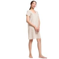 ราคา CLAUDIA'S ROMANCE ชุดนอนกระโปรงผู้หญิง แขนสั้น คอวี พิมพ์ลาย สีเหลือง L (CDS20993252)