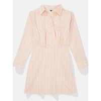 ราคา AMERICAN EAGLE เดรสผู้หญิง 7499 LS FAUX WRAP DRESS สี ส้ม M (MKP1786003)
