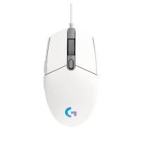 ราคา Logitech เมาส์เกมมิ่งแบบมีสาย รุ่น G102 Gen2 Lightsync RGB 8000 DPI ตั้งค่าได้ 6 ปุ่ม สีขาว (MKP1476200)