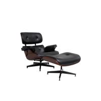 ราคา U-RO DECOR Benelux (เบเนลักซ์)เก้าอี้/โซฟาพักผ่อนพร้อมสตูลวางเท้า สีน้ำตาลเข้ม (MKP0749490)