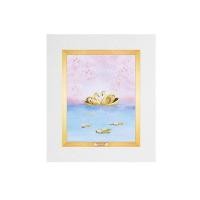 ราคา PRIMA ภาพหัตถศิลป์หงส์คู่รัก (Hook) 711S0026-01 กรอบสีขาว (MKP0830391)