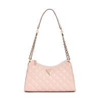 ราคา GUESS กระเป๋าผู้หญิง รุ่น QG874813 GIULLY TOP ZIP SHOULDER BAG - สีชมพู One Size (MKP1920504)