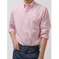 ราคา Era-won เสื้อเชิ้ตผู้ชายแขนยาว ทรง Regular fit สีชมพูลายทาง L (MKP1955941)