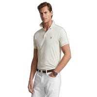 ราคา POLO RALPH LAUREN เสื้อโปโล Custom Slim Fit Soft Cotton Polo Shirt รุ่น MNPOKNI1N821088 สีเทา S (MKP0684121)