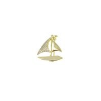 ราคา LAROV เข็มกลัดผู้หญิงประดับเพชร CZ รุ่น Nautical สีทอง (MKP1956267)