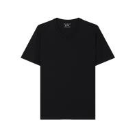 ราคา GIORDANO เสื้อยืดคอวีแขนสั้น ผู้ชาย Slim V-Neck Tee สีดำ XL (MKP1956033)