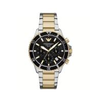 ราคา EMPORIO ARMANI นาฬิกาข้อมือผู้ชาย, รุ่น AR11680, สีเงิน/ทอง (MKP1956199)