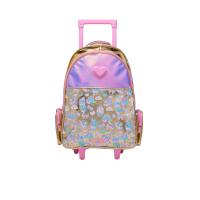ราคา SMIGGLE กระเป๋าเป้ล้อลากยูนิเซ็กส์เด็กโต With Light Up Wheels Radiant สีทอง (CDS21443527)
