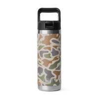 ราคา YETI กระบอกน้ำเยติ เก็บความเย็น รุ่น RAMBLER 18 OZ BOTTLE WITH STRAW CAP สี TAN CAMO (MKP1954156)