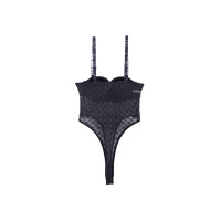 ราคา ELLE LINGERIE Bodysuit ชุดเกาะอกลูกไม้ มีโครง รุ่น LB8604 - สีดำ C75 (GRMKPPR000167312)