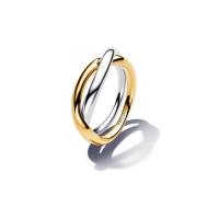 ราคา PANDORA แหวน Sterling silver and 14k gold-plated ring สีทอง 52 (MKP1734063)