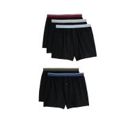 ราคา Marks & Spencer บ๊อกเซอร์ผู้ชาย แพ็ค 5 ชิ้น Pure Cotton Cool & Fresh Jersey สีดำ M (GRCDS54625040097)
