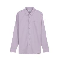 ราคา GIORDANO เสื้อเชิ้ตแขนยาวผู้ชาย Slim Pocket Easy Care Shirt สีม่วง Burnished Lilac XXL (MKP1956057)