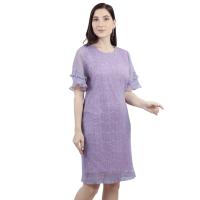 ราคา VERONIQA เดรส ผู้หญิง แขนสั้น แฟนซีเมททาลิค ม่วง L (MKP1959588)