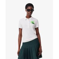 ราคา LACOSTE เสื้อโปโลผู้หญิงลาคอสท์ รุ่น L.12.D ทรงเข้ารูป ผ้าคอตตอนมินิปิเก้ยืด สีขาว 38 EU (MKP1958809)