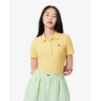 ราคา LACOSTE เสื้อโปโลผู้หญิงลาคอสท์ L.12.D ทรงเข้ารูป ผ้าคอตตอน สีเหลือง 38 EU (MKP1958767)