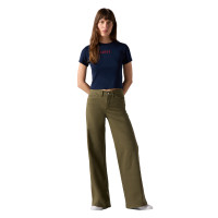 ราคา LEVI'S กางเกงยีนส์ผู้หญิง Women's 318 Shaping Wide-Leg Jeans Green 25 In (MKP1959546)