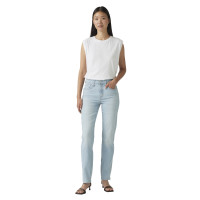 ราคา LEVI'S กางเกงยีนส์ผู้หญิง Women's 724 High-Rise Straight Jeans Light Blue 24 In (MKP1959604)
