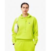 ราคา LACOSTE เสื้อฮู้ดลาคอสท์ ผ้าดับเบิ้ลเฟสปิเก้ ทรงหลวม สีเหลือง 36 EU (GRMKPPR000169070)