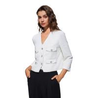 ราคา G2000 เสื้อแจ็คเก็ตสำหรับผู้หญิง Regular Fit สีขาวนวล L (MKP1957211)