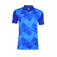 ราคา GRAND SPORT เสื้อกีฬาคอปกพิมพ์ลาย (011576) สีน้ำเงิน XS (MKP1960257)