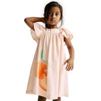 ราคา MARKS & SPENCER KIDS ชุด Midi เดรสเด็กเล็กผู้หญิง Linen Rich Peach สีชมพู 5-6 Years (CDS21527470)